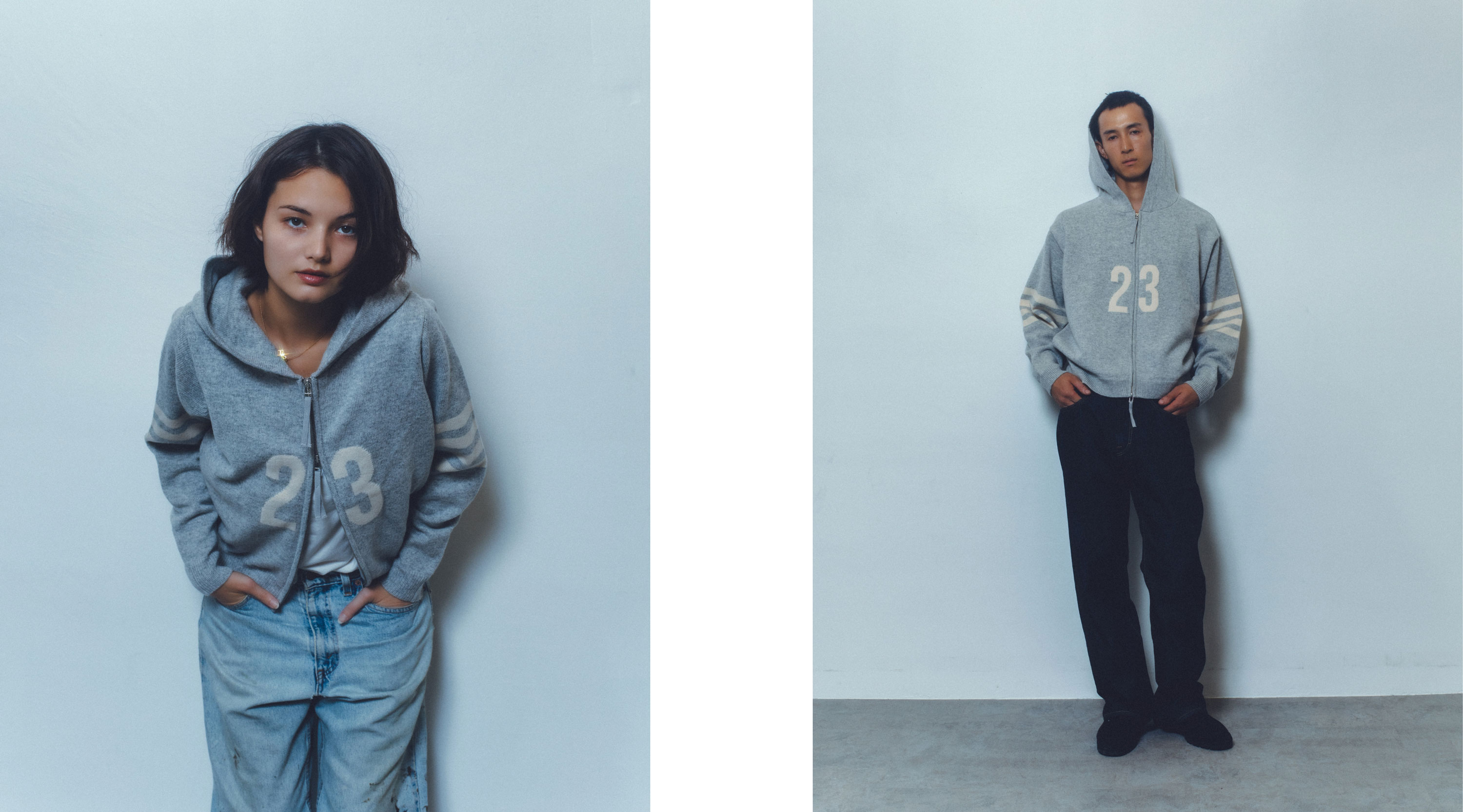 商品を身につけた人物画像