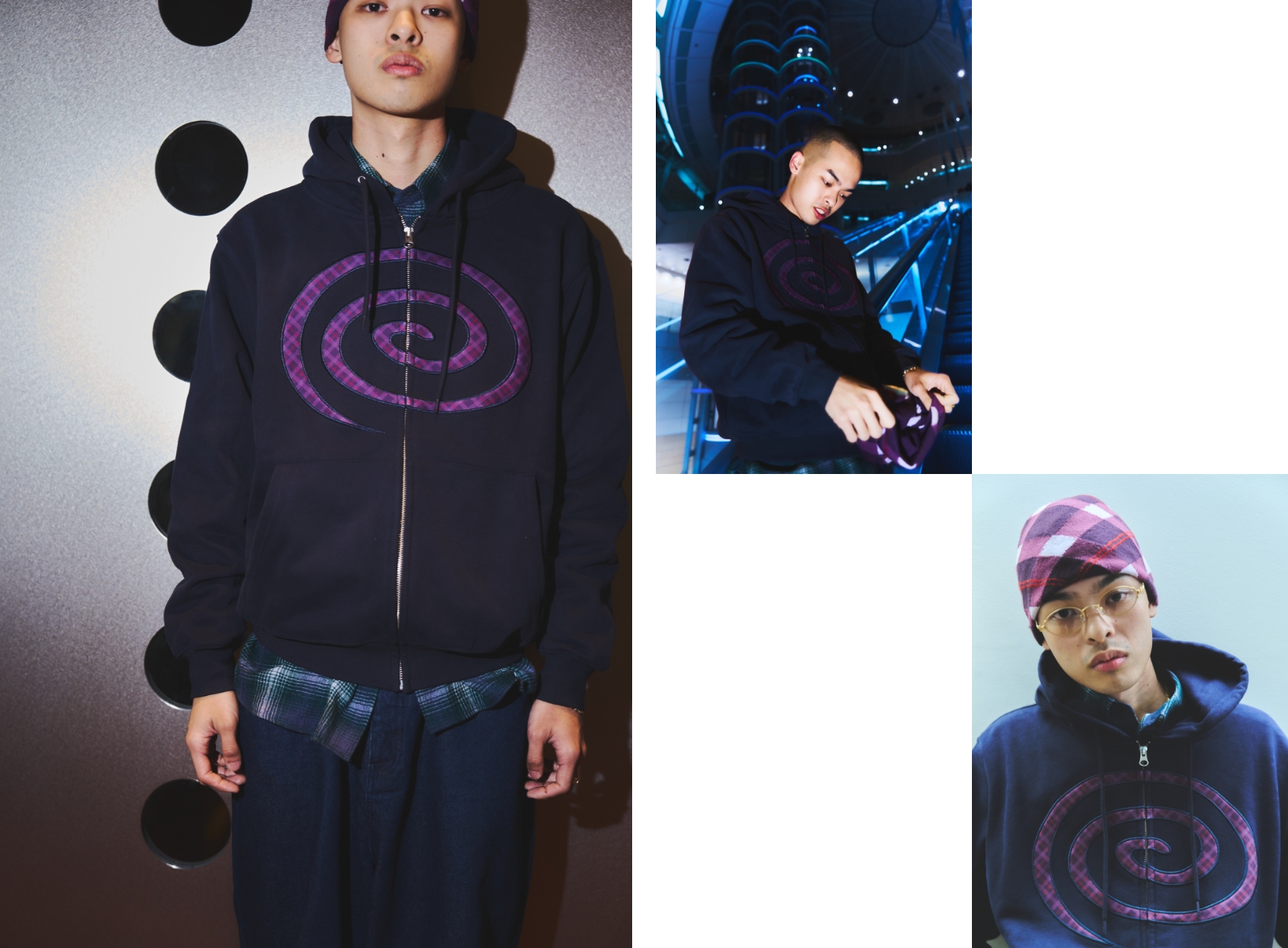 商品を身につけた人物画像