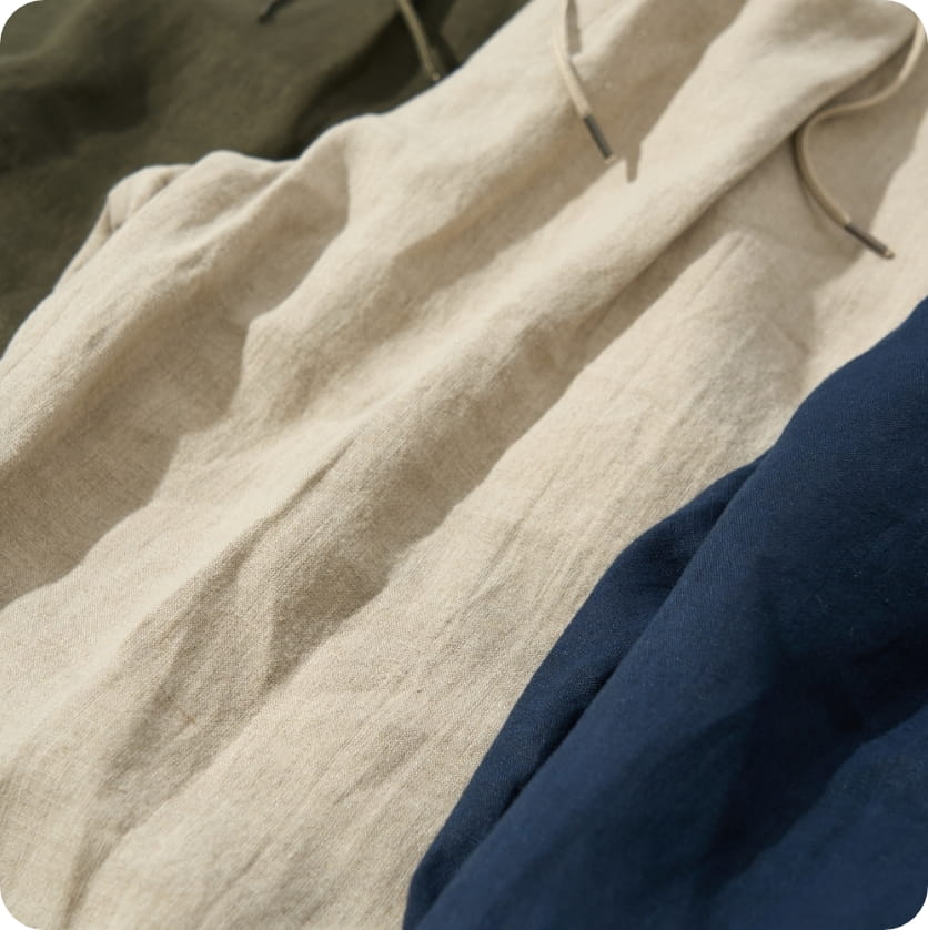 ヨーロッパリネンイージーパンツ