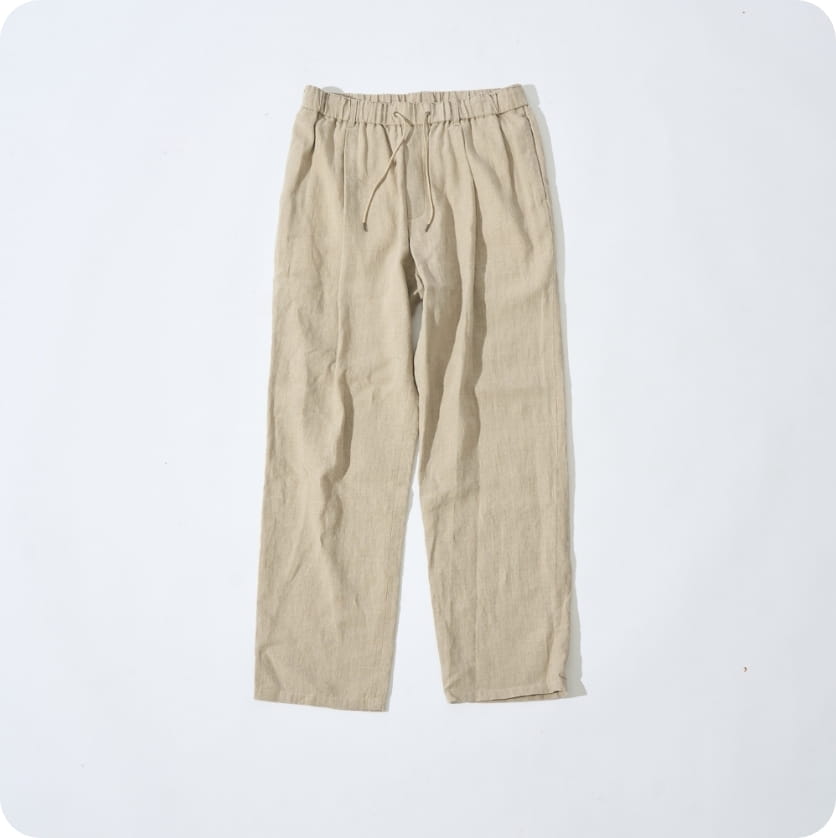 ヨーロッパリネンイージーパンツ