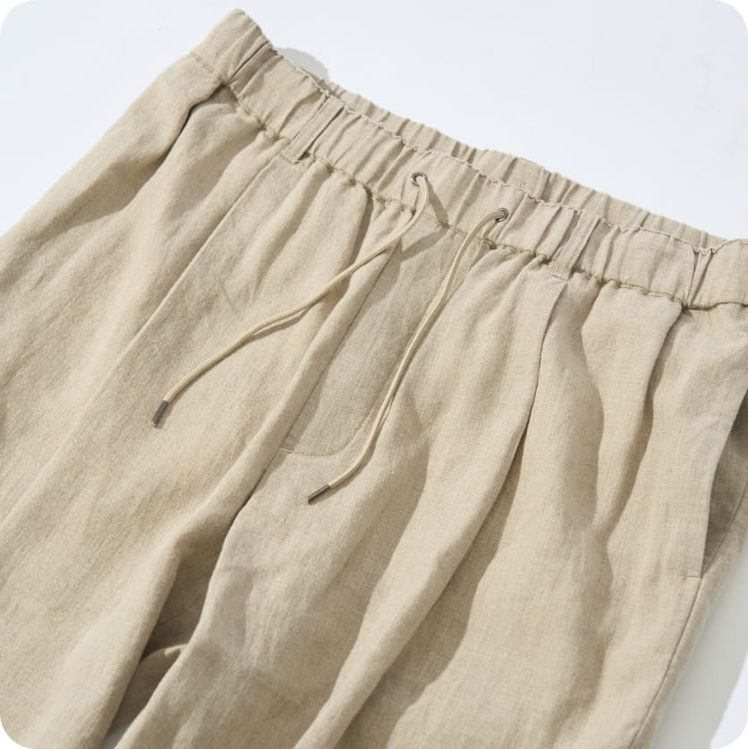 ヨーロッパリネンイージーパンツ