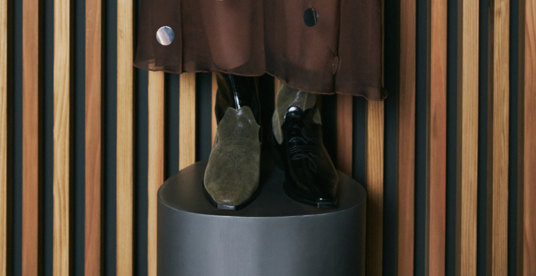 LEATHER WESTERN SHORT BOOTS