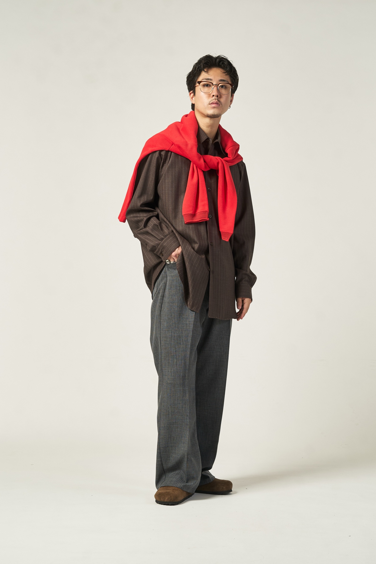 LOOK 04 LE JAPON WOOL REGULAR SHIRT