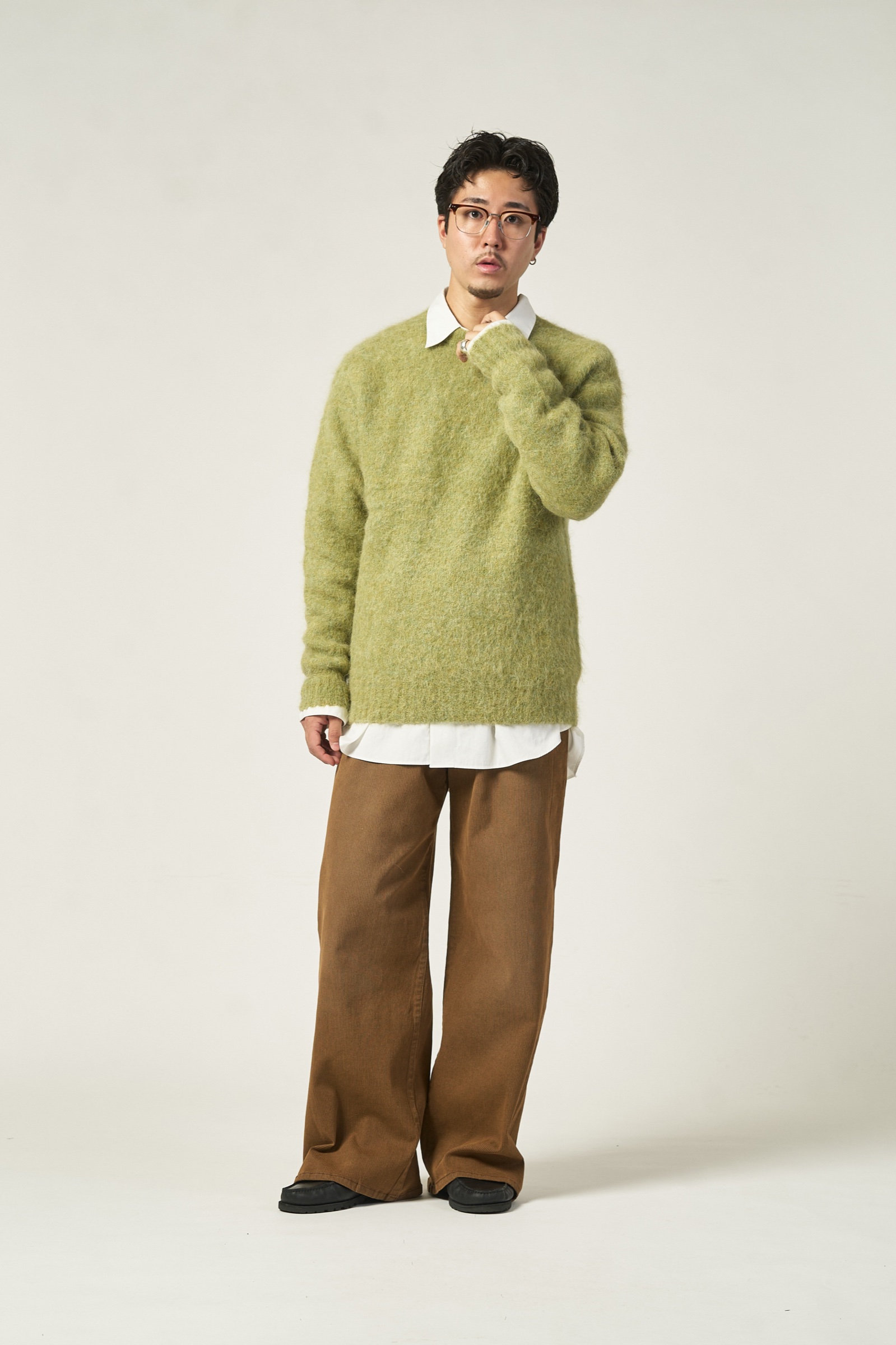 LOOK 06 SURIALPACA BLEND SHAGGY KNIT