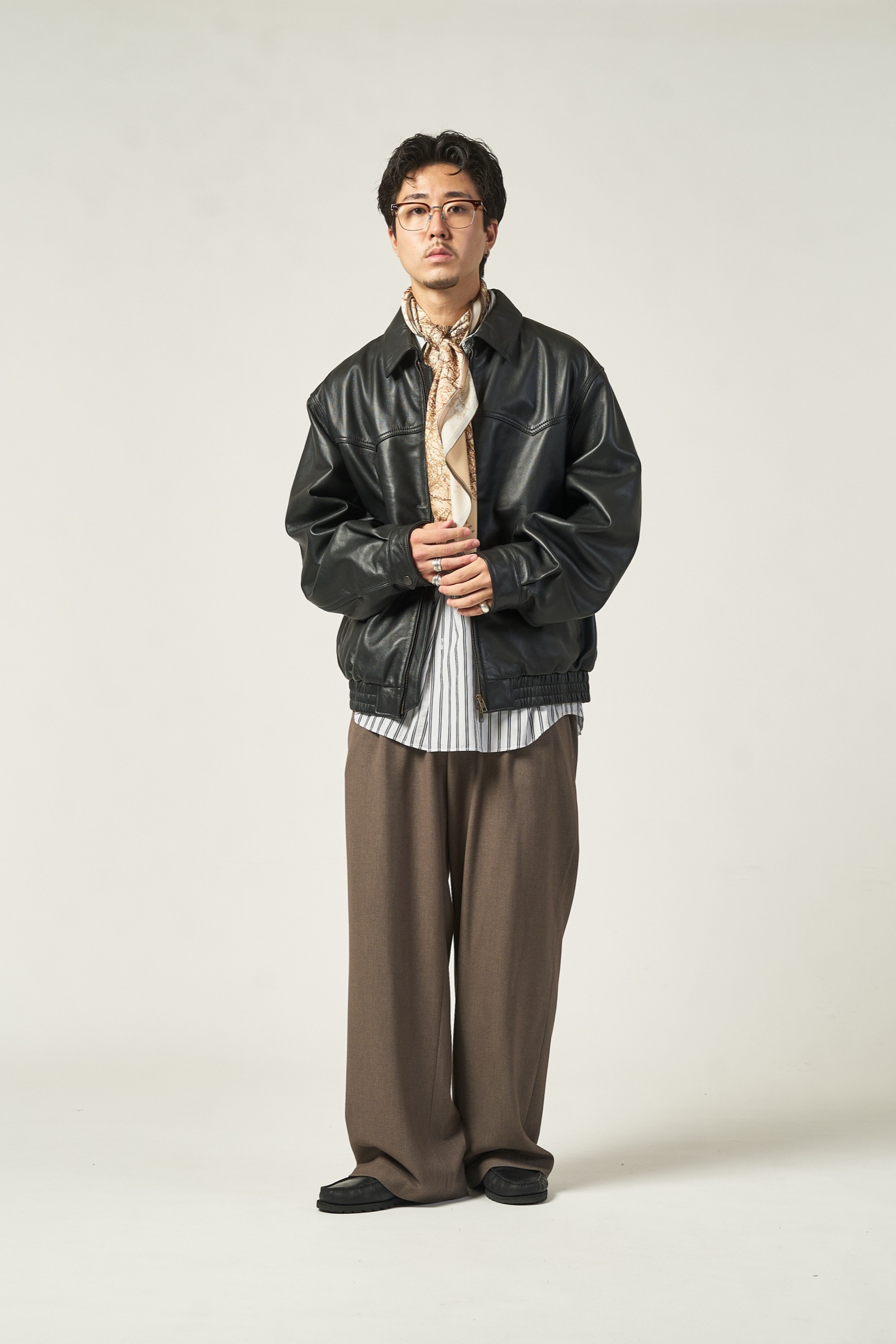 LOOK 16 SKOOKUM SHEEP LEATHER YOKE JACKET