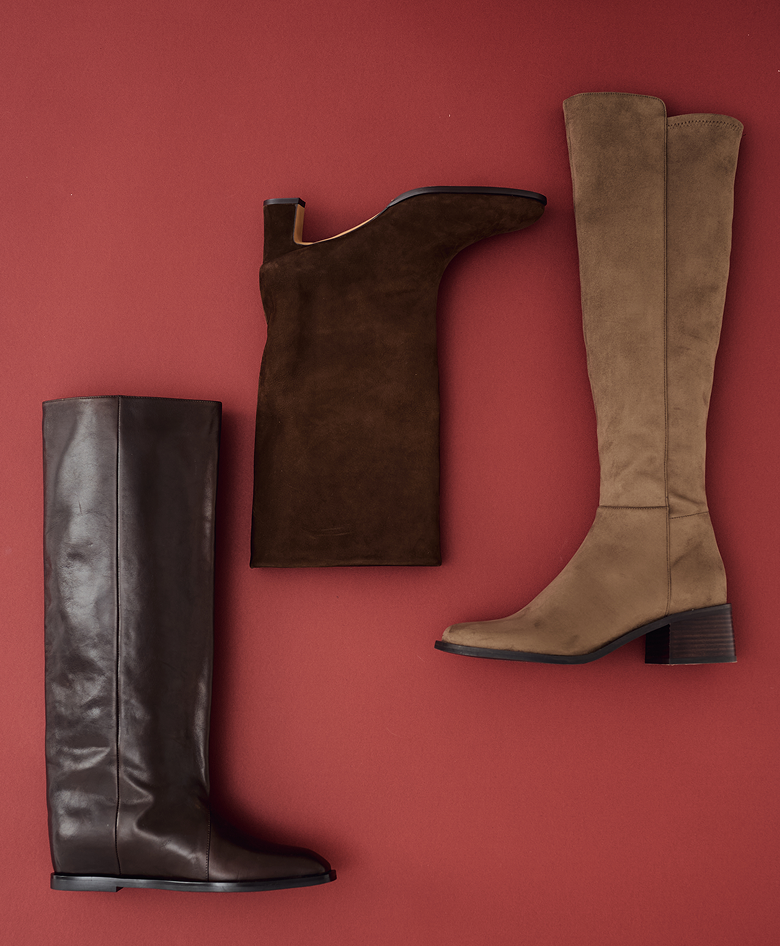 round softfit neehigh-boots