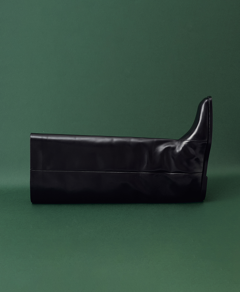 leather square wideshaft longboots